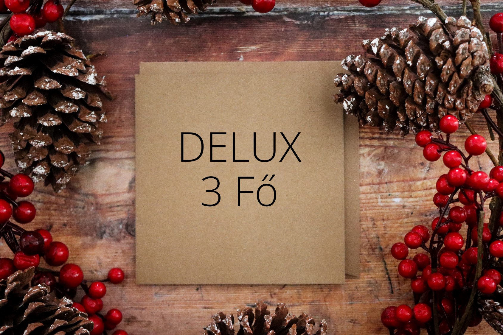 Deluxe christmas package - for 3 persons